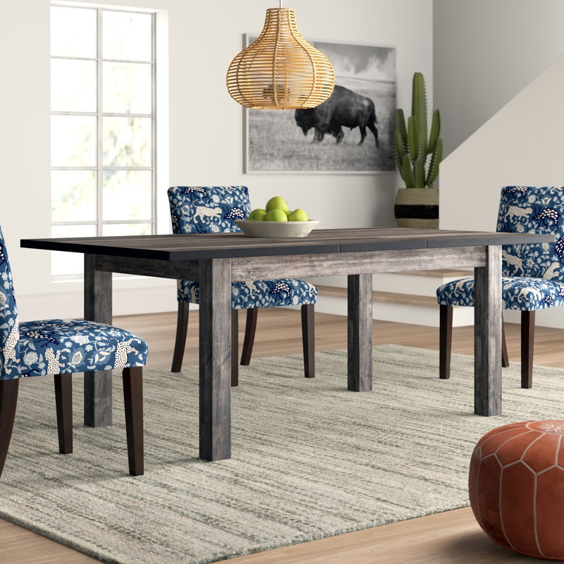 Mistana™ Katarina Extendable Rubberwood Solid Wood Dining Table